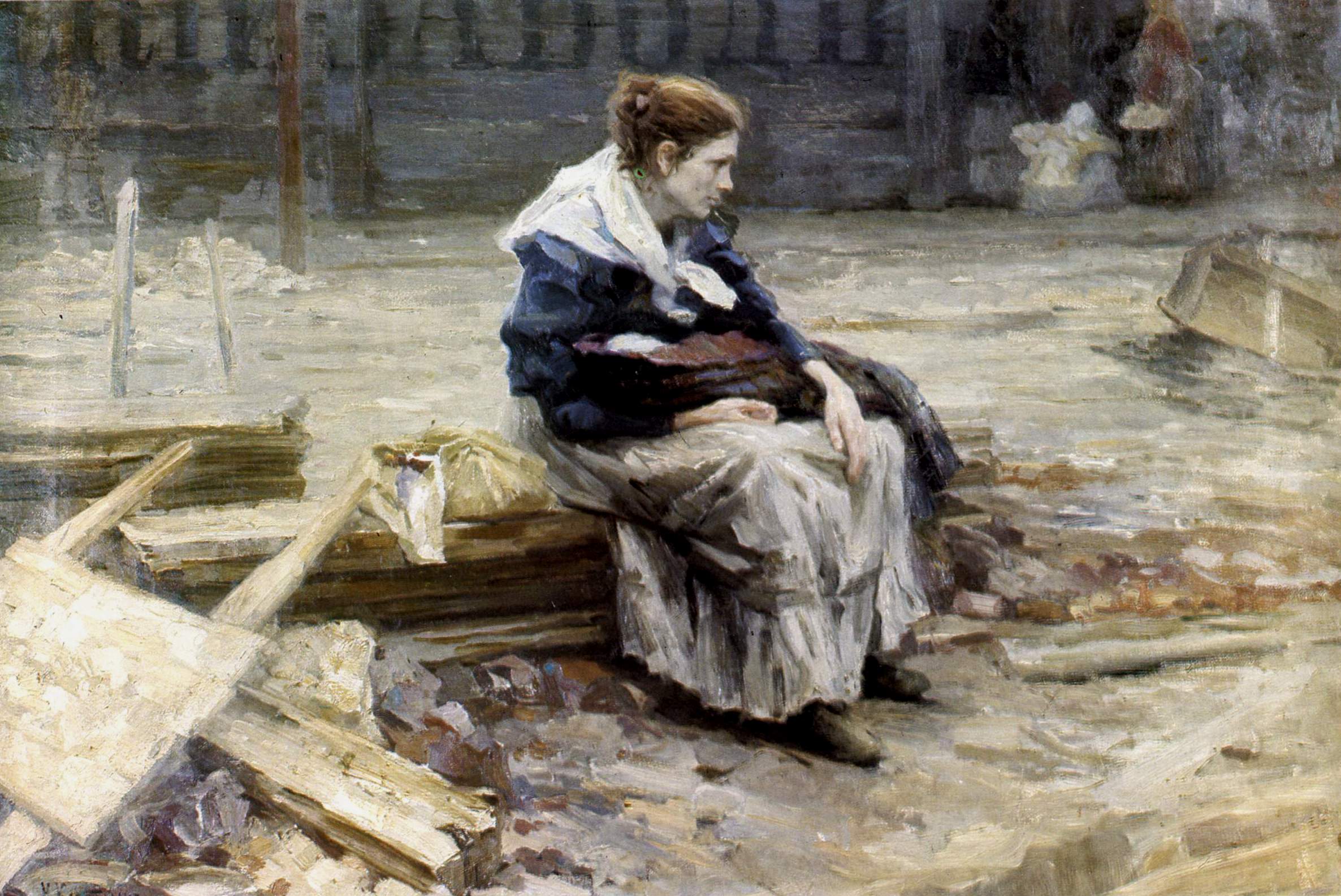 Жена заводского рабочего, 1901