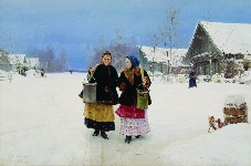 Николай Касаткин — Соперницы, 1890