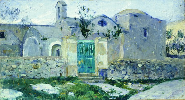 Капри. Вход в монастырь, 1908