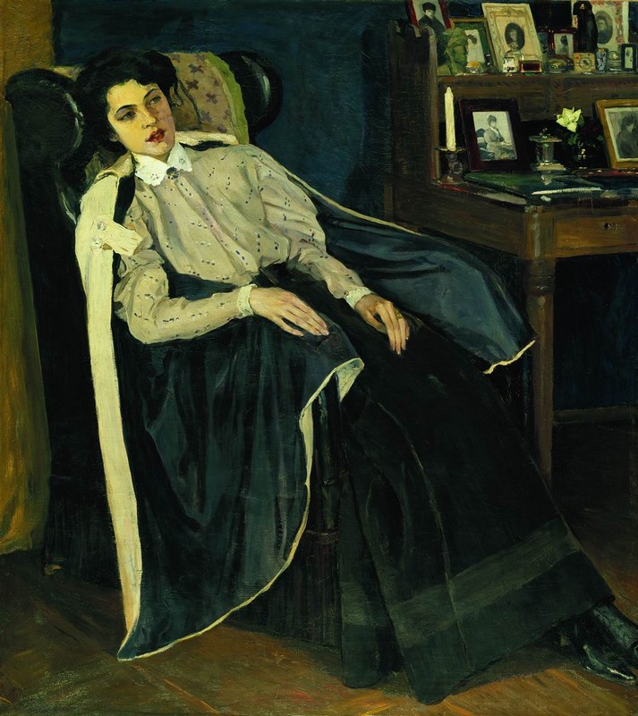 Портрет О.М. Нестеровой - дочери художника, 1905