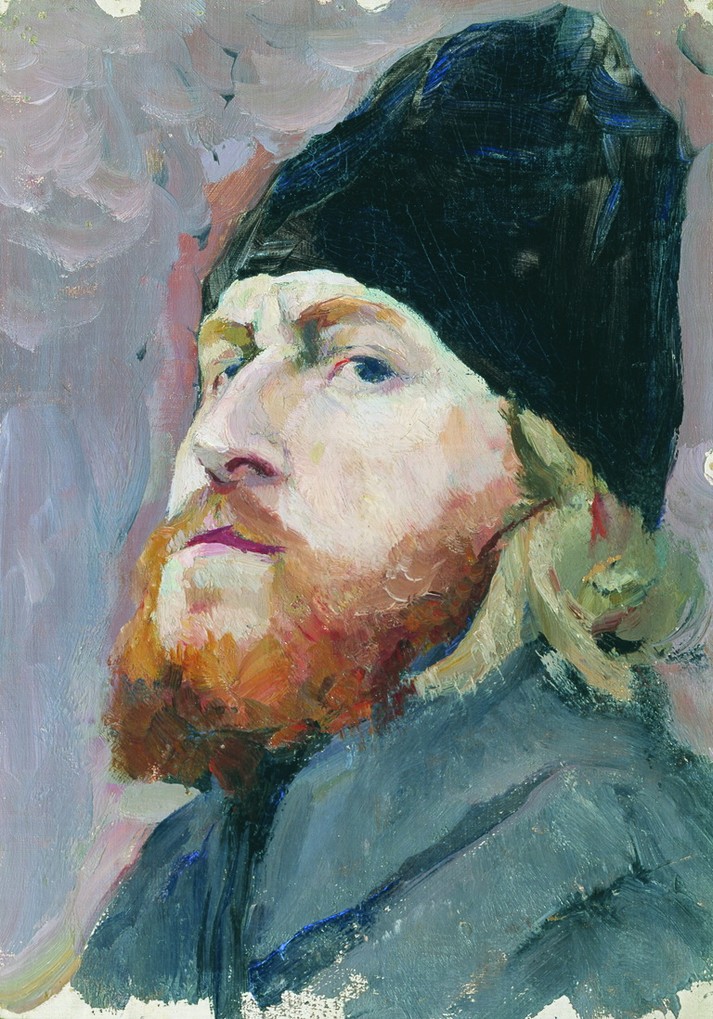 Портрет протодьякона М.К. Холмогорова, 1914