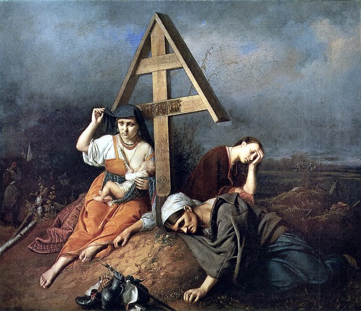 Сцена на могиле, 1859