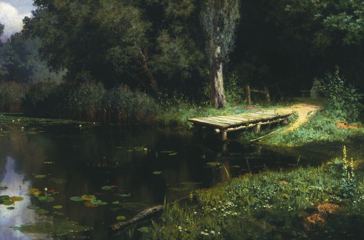Заросший пруд, 1880