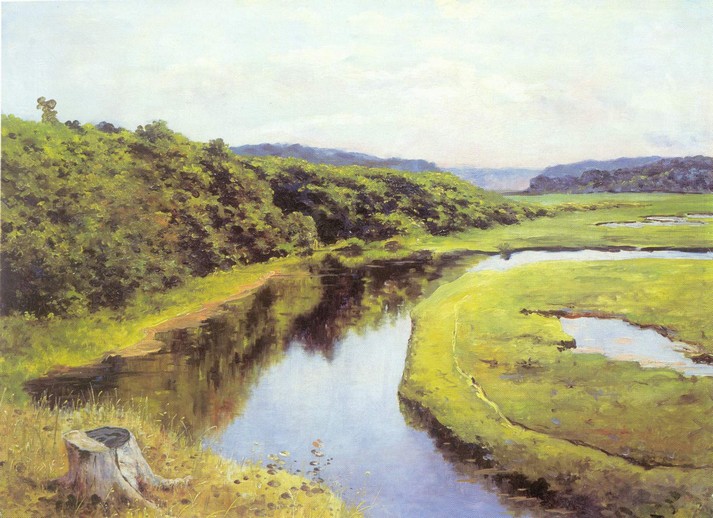 Река Клязьма. Жуковка, 1909