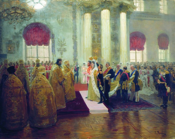Венчание Николая II и великой княжны Александры Федоровны, 1894