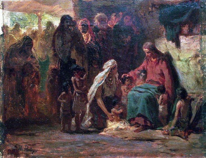 Благословение детей (на евангельский сюжет), 1890-е