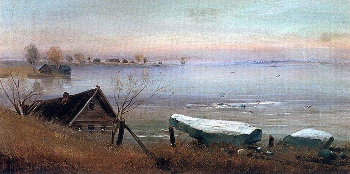 Весна на большой реке, 1880-е