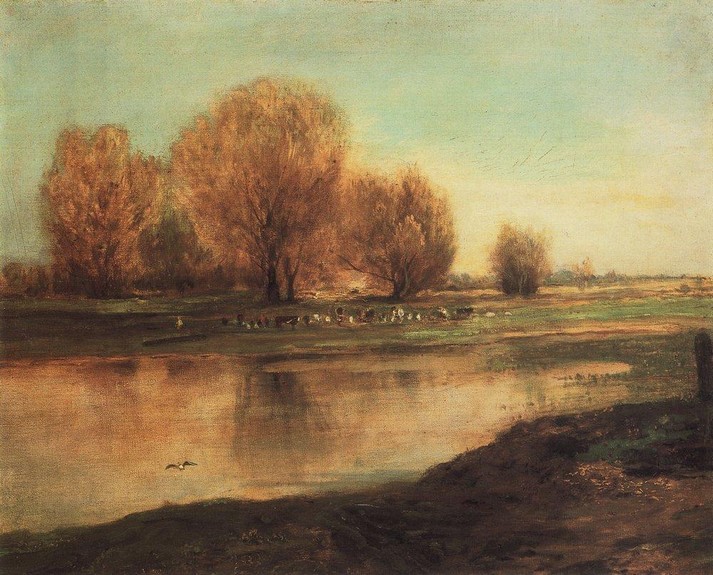 Ивы у пруда, 1872
