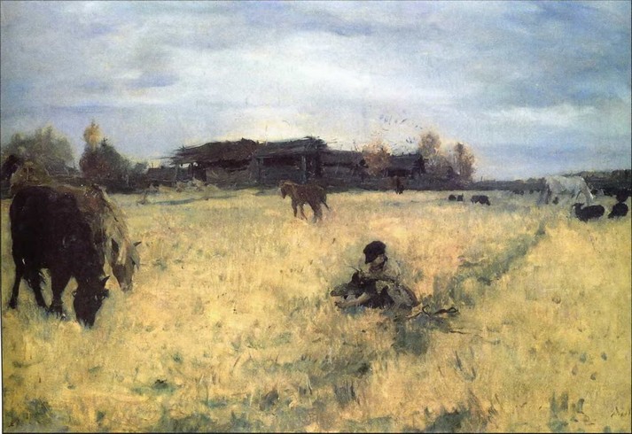 Октябрь. Домотканово, 1895