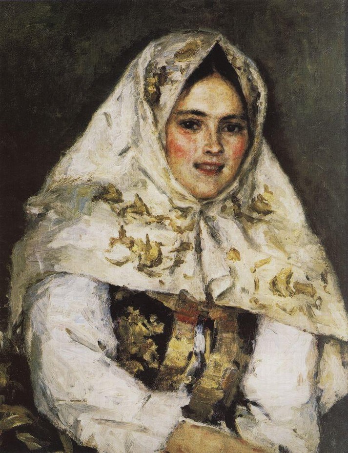 Сибирская красавица. Портрет Е. А. Рачковской, 1891