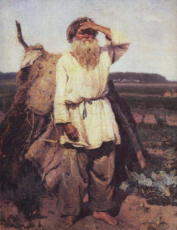 Старик-огородник, 1882