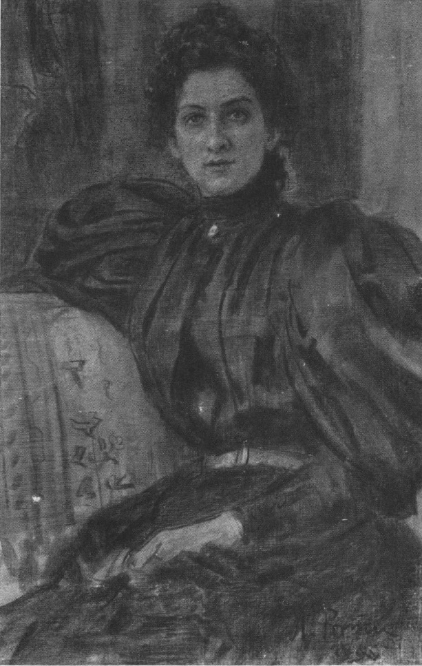 Портрет артистки В.М. Шуваловой. 1899