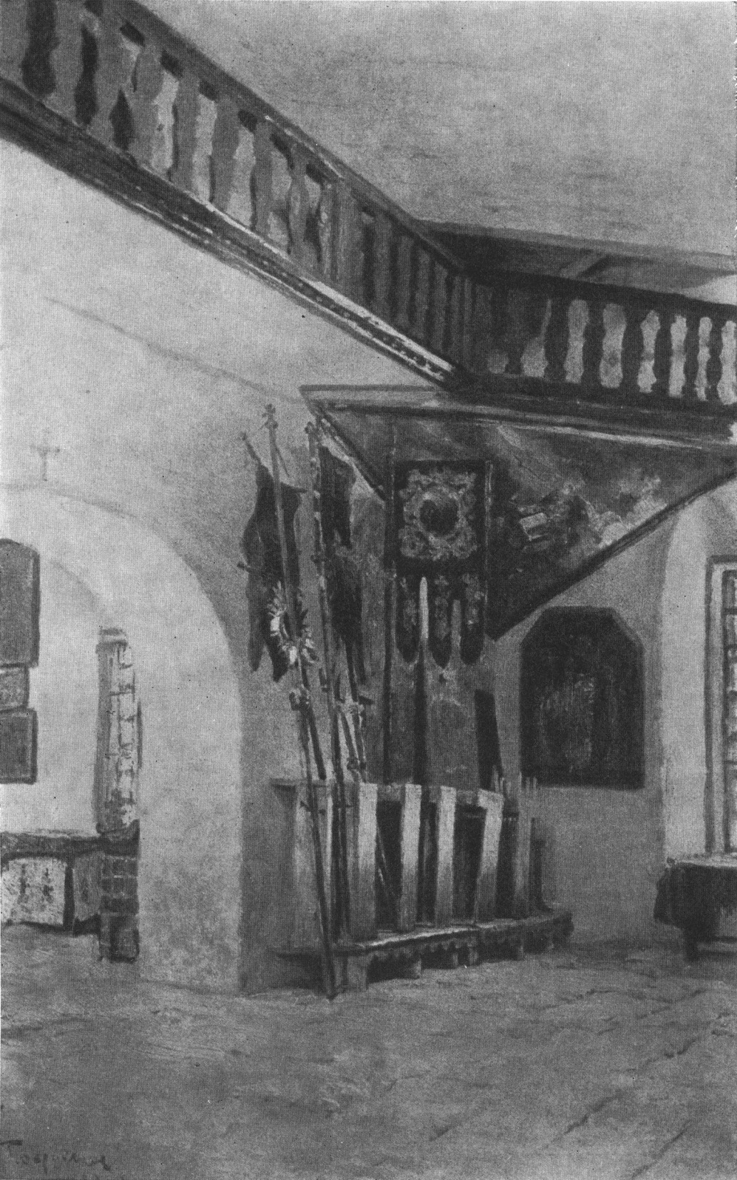 Внутренний вид запорожской церкви. 1880