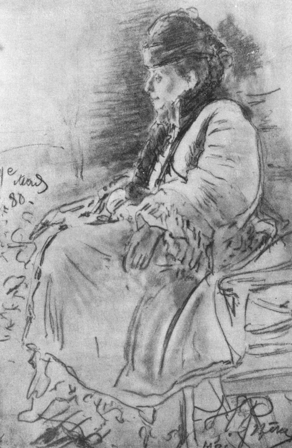 Женский портрет. 1880