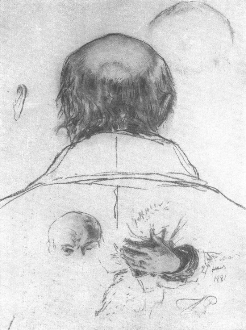 Этюды к портрету Н.И. Пирогова. 1881