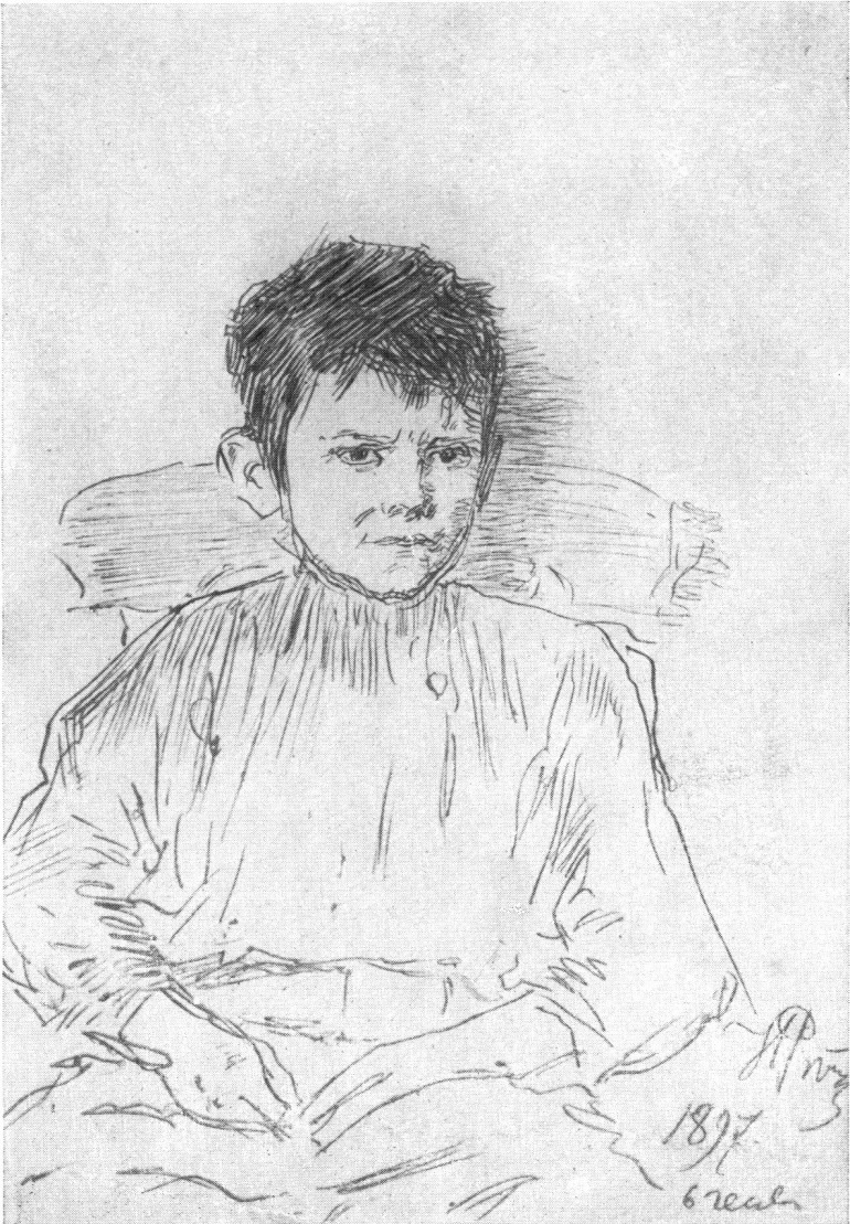 Портрет мальчика, сына поэта К.М. Фофанова. 1897