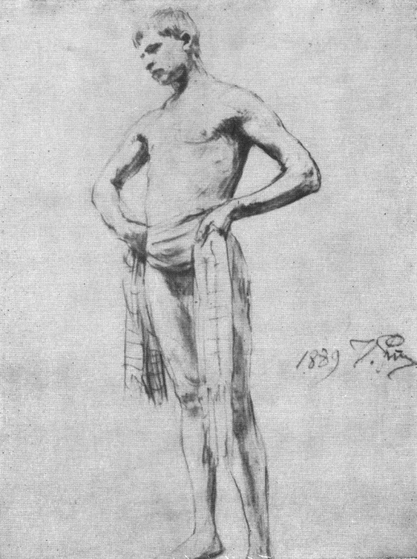 Стоящий юноша. 1889