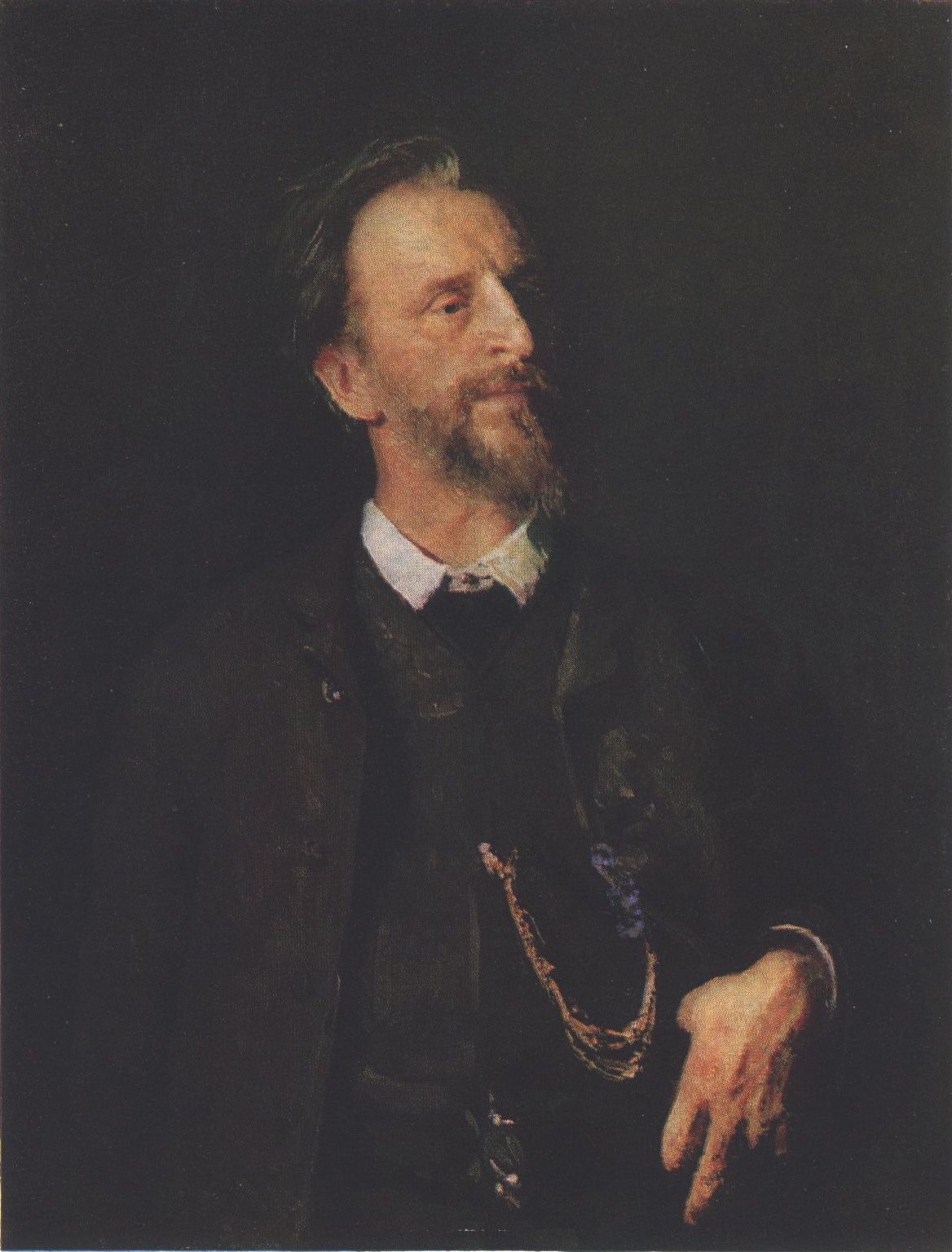 И.Е. Репин. Портрет Г.Г. Мясоедова. 1886