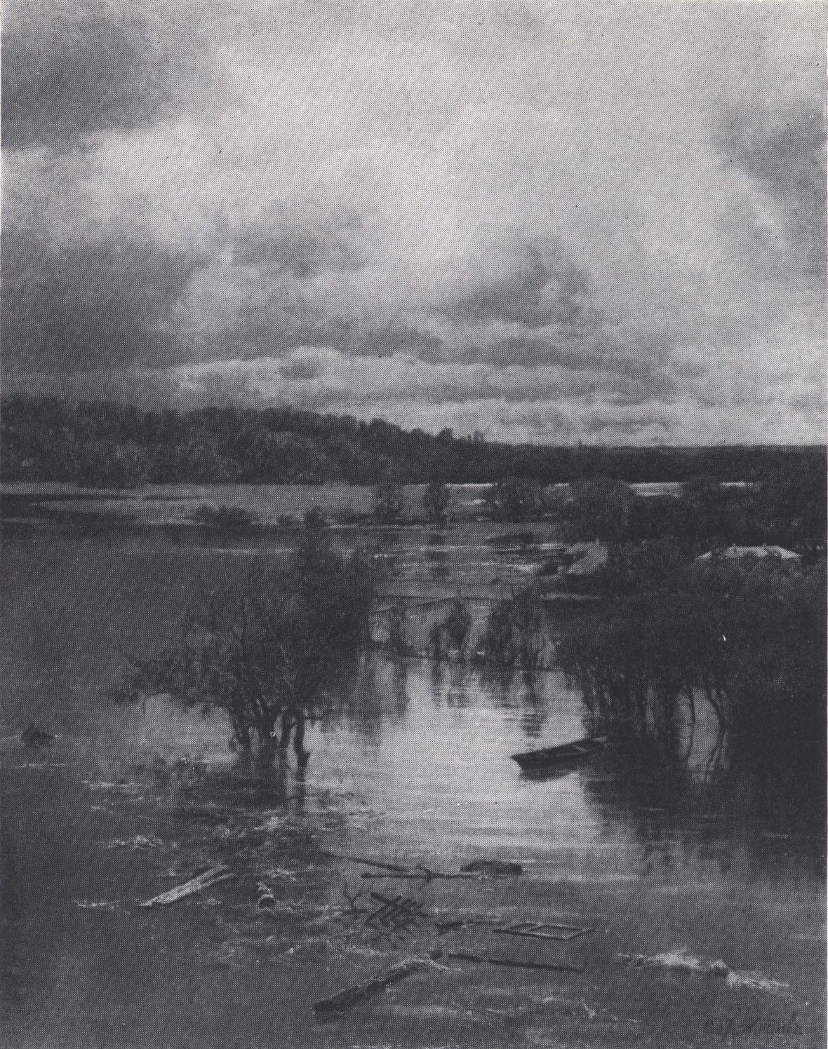 А.А. Киселев. Весенний разлив. 1887