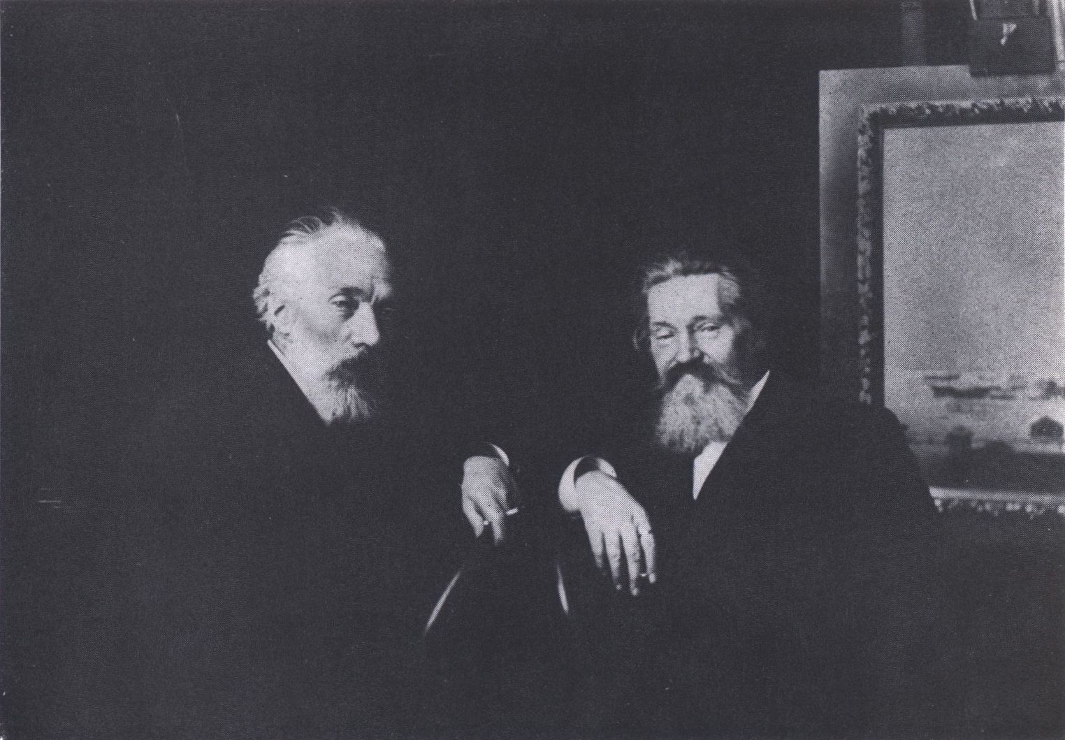 К.А. Савицкий и А.А. Киселев. Фотография