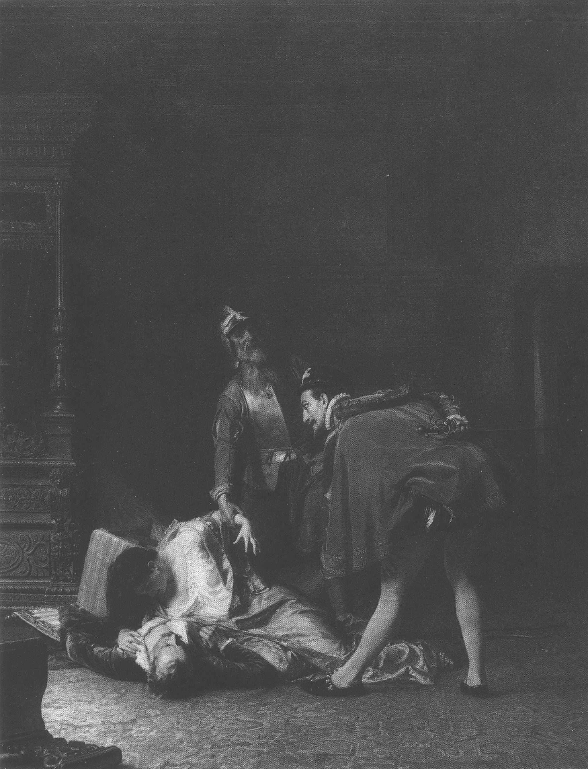 104. Гун К.Ф. Сцена из варфоломеевской ночи. 1870