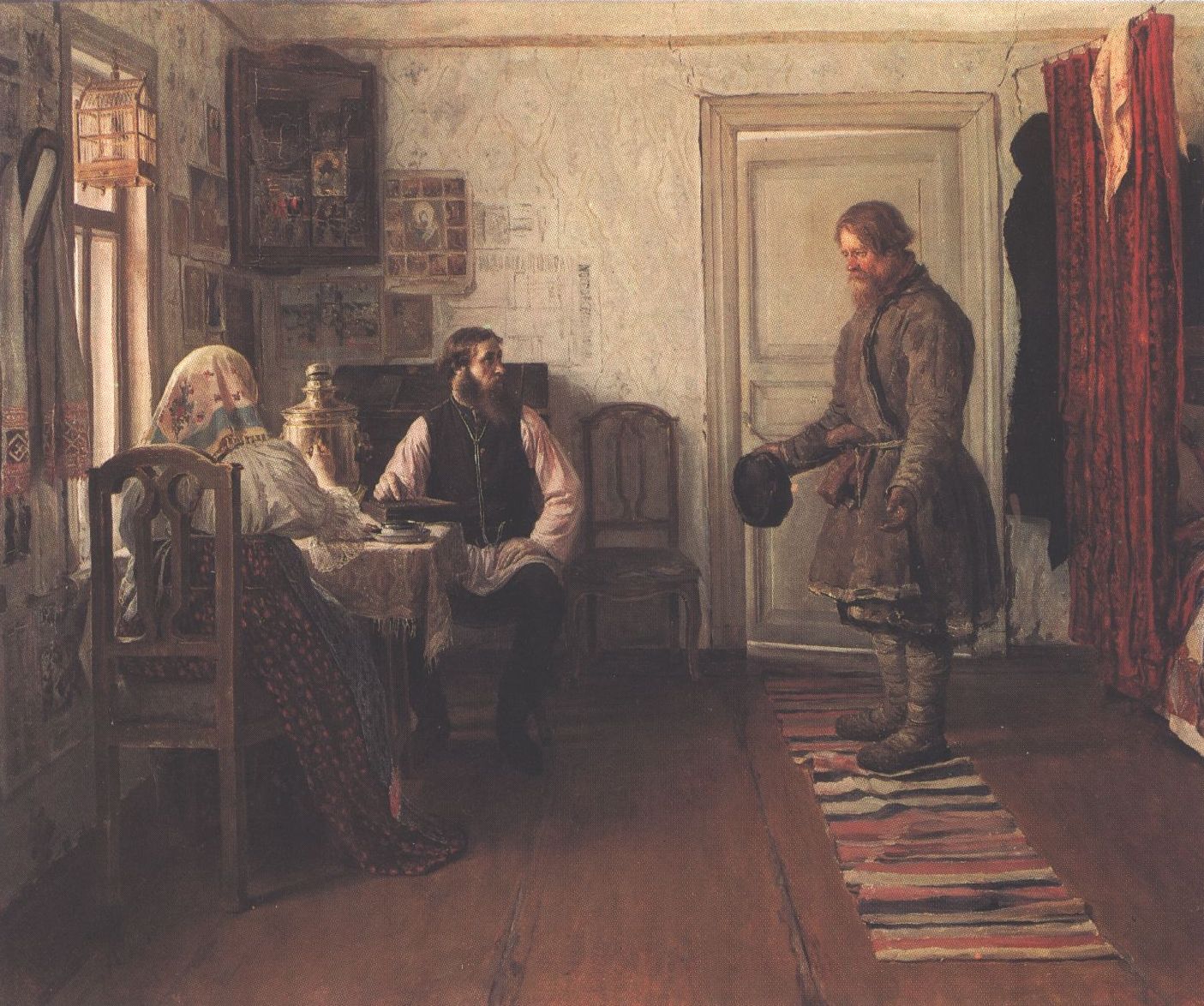 169. Богданов И.П. За расчетом. 1890