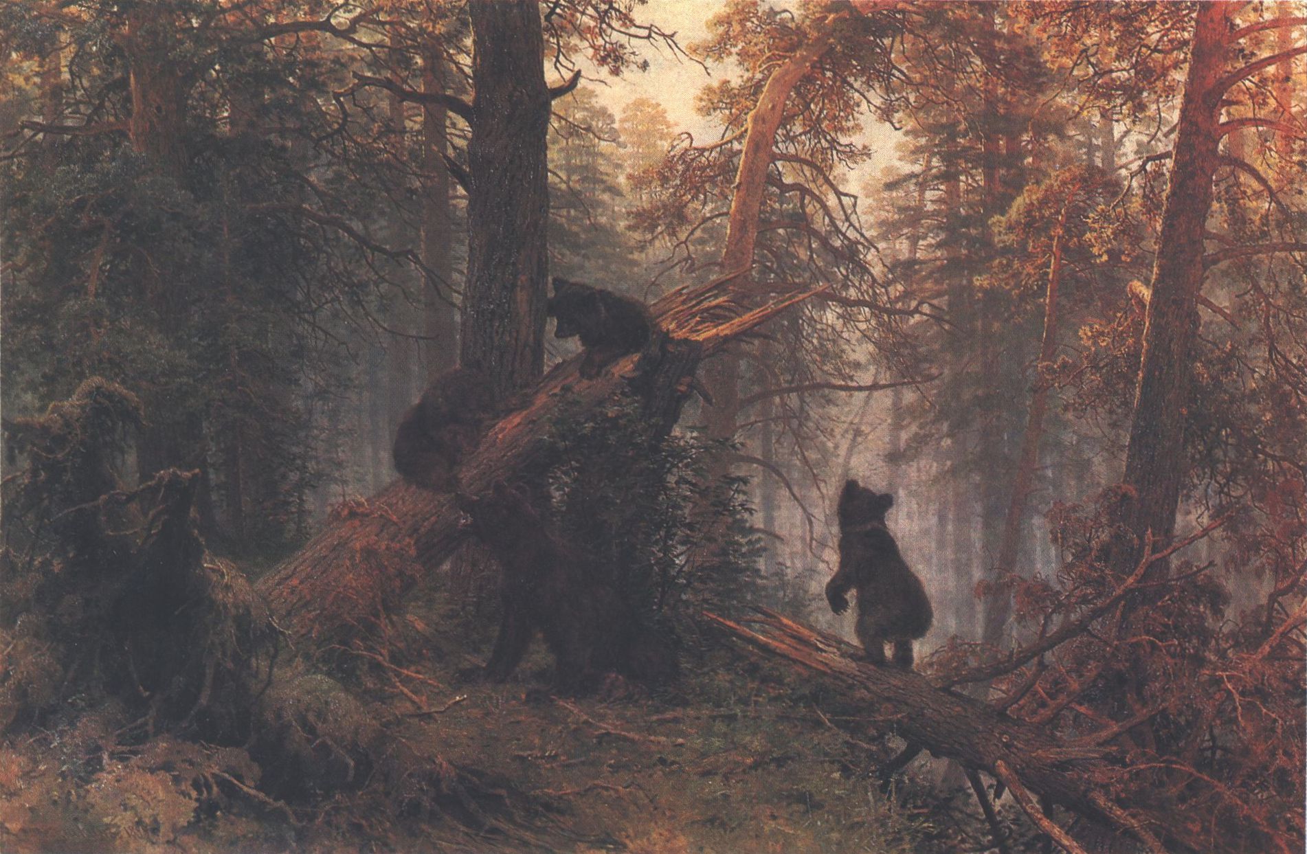 250. Шишкин И.И. Утро в сосновом лесу. 1889