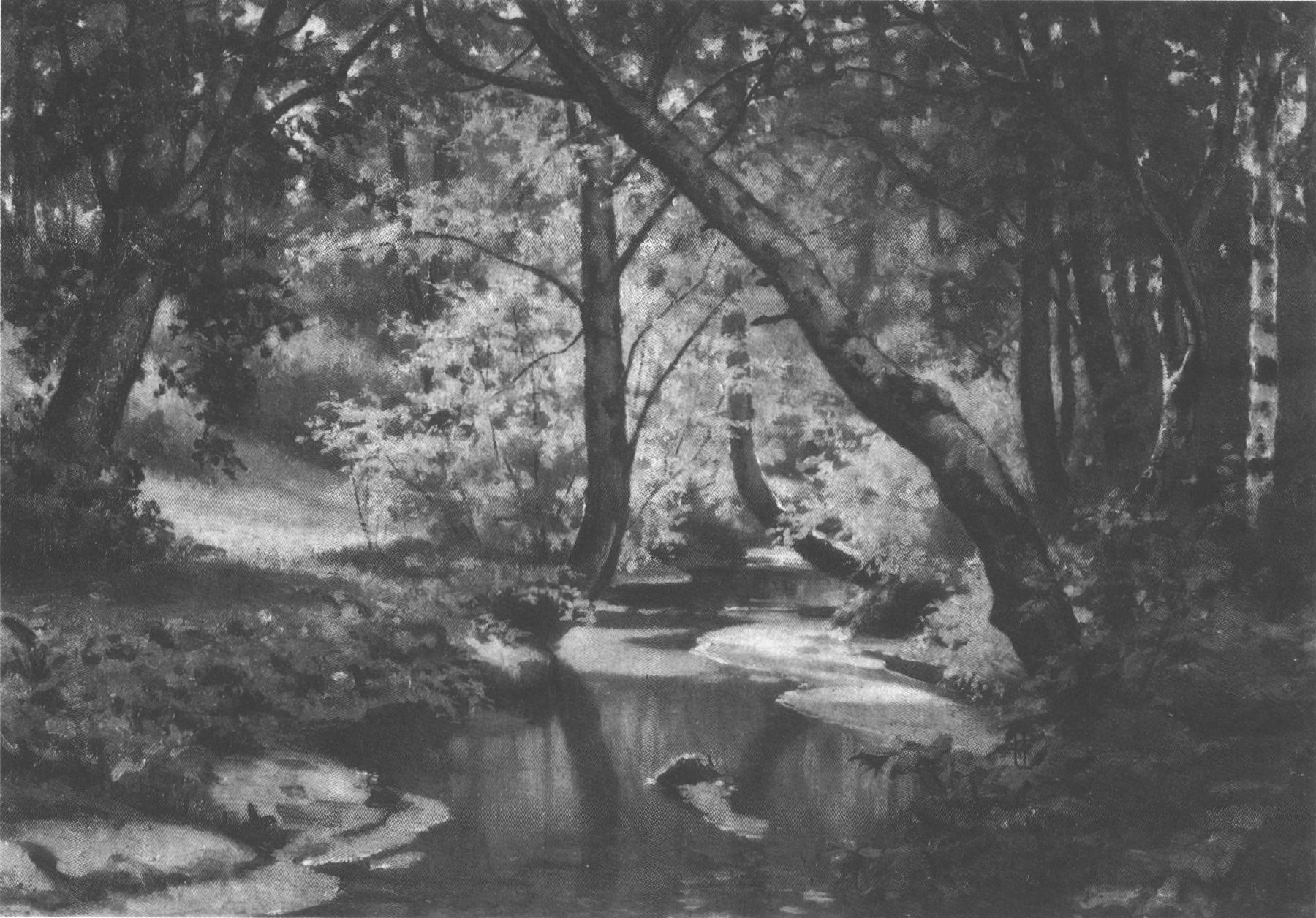 295. Волков Е.Е. Серый день в лесу. 1894