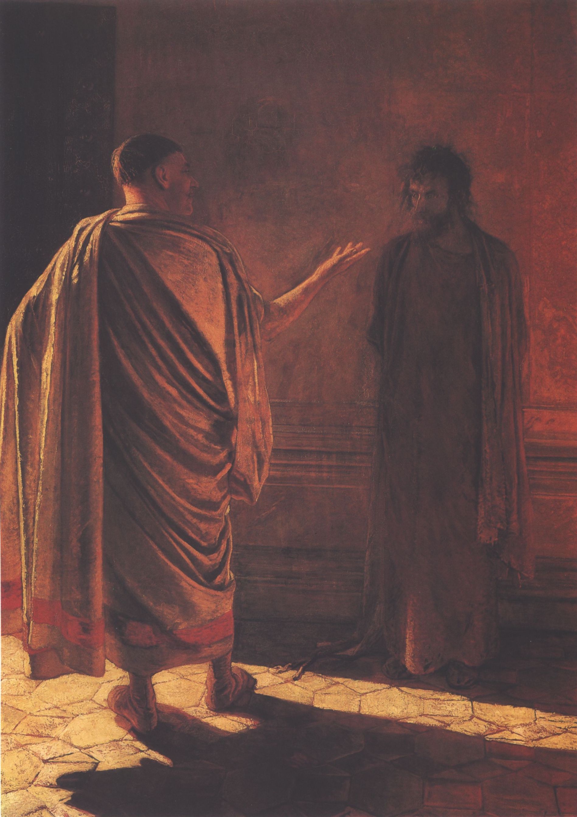 96. Ге Н.Н. «Что есть истина?». Христос и Пилат. 1890