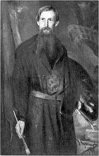Н.П. Кузнецов. Портрет В.М. Васнецова. 1897