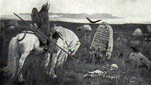 В.М. Васнецов. Витязь на распутье. 1882
