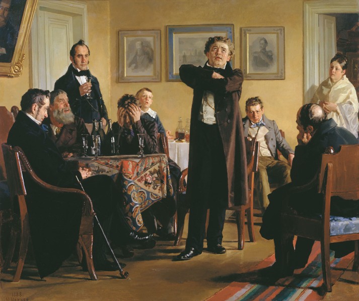 Мочалов среди почитателей, 1888