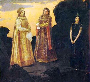 В.М. Васнецов. Три царевны подземного царства. 1881